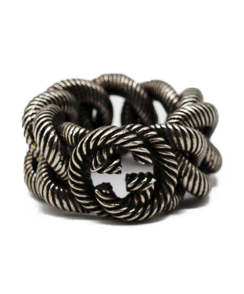 GUCCI（グッチ）GUCCI (グッチ) インターロッキングGチェーンリング サイズ:19の古着・服飾アイテム