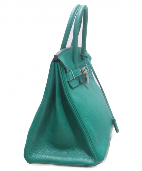 HERMES（エルメス）HERMES (エルメス) バーキン35ヴェルソ ヴェールヴェルティゴ サイズ:35 トリヨンクレマンス　シルバー金具　A刻印（2015年）の古着・服飾アイテム