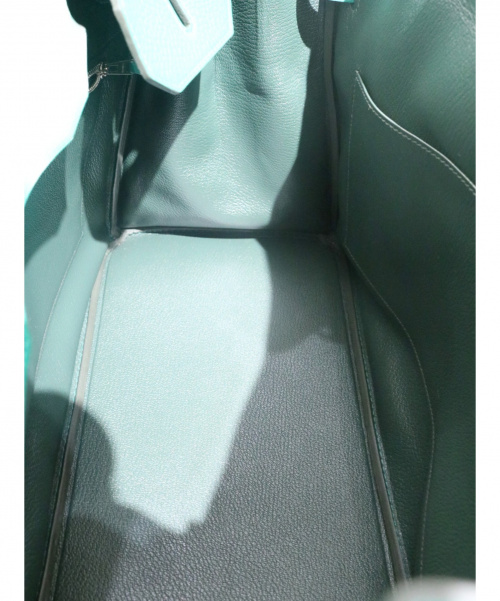 HERMES（エルメス）HERMES (エルメス) バーキン35ヴェルソ ヴェールヴェルティゴ サイズ:35 トリヨンクレマンス　シルバー金具　A刻印（2015年）の古着・服飾アイテム