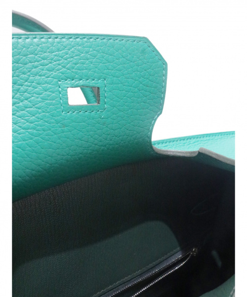 HERMES（エルメス）HERMES (エルメス) バーキン35ヴェルソ ヴェールヴェルティゴ サイズ:35 トリヨンクレマンス　シルバー金具　A刻印（2015年）の古着・服飾アイテム