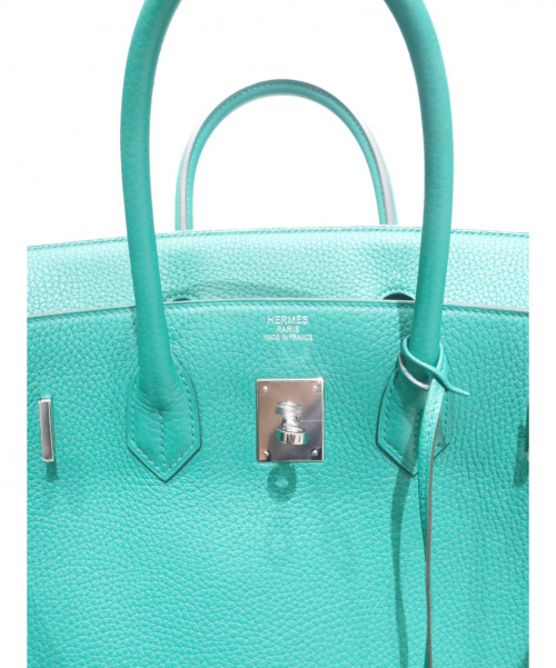 HERMES（エルメス）HERMES (エルメス) バーキン35ヴェルソ ヴェールヴェルティゴ サイズ:35 トリヨンクレマンス　シルバー金具　A刻印（2015年）の古着・服飾アイテム