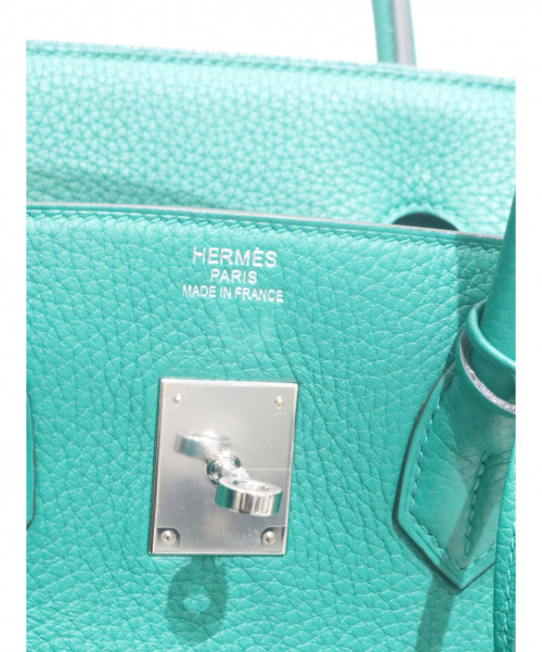 HERMES（エルメス）HERMES (エルメス) バーキン35ヴェルソ ヴェールヴェルティゴ サイズ:35 トリヨンクレマンス　シルバー金具　A刻印（2015年）の古着・服飾アイテム