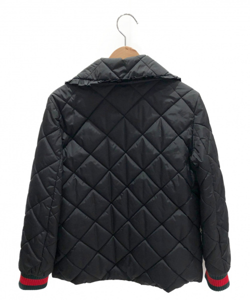 GUCCI（グッチ）GUCCI (グッチ) キルティングジャケット ブラック サイズ:38の古着・服飾アイテム