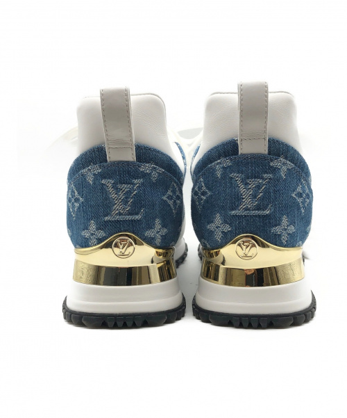 LOUIS VUITTON（ルイ ヴィトン）LOUIS VUITTON (ルイヴィトン) ランアウェイ・ラインスニーカー ホワイト×ブルー サイズ:35 未使用品 1A4WP1の古着・服飾アイテム
