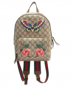 GUCCIグッチ）の古着「GGスプリーム バタフライ フラワー バックパック」