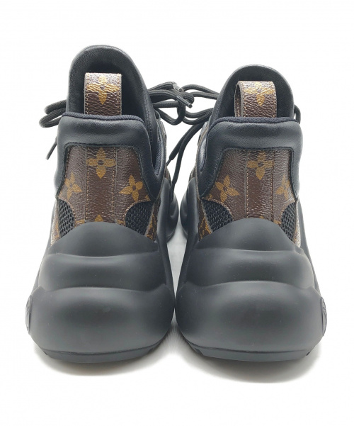 LOUIS VUITTON（ルイ ヴィトン）LOUIS VUITTON (ルイヴィトン) LVアークライト・ライン スニーカー ブラック×ブラウン サイズ:35 1/2 未使用品 1A43LH -の古着・服飾アイテム