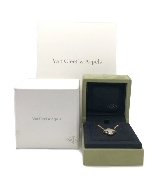VAN CLEEF & ARPELS（ヴァンクリーフ＆アーペル）VAN CLEEF & ARPELS (ヴァンクリーフアンドアーペル) ピュアアルハンブラネックレス サイズ:- K18YG　マザーオブパールの古着・服飾アイテム