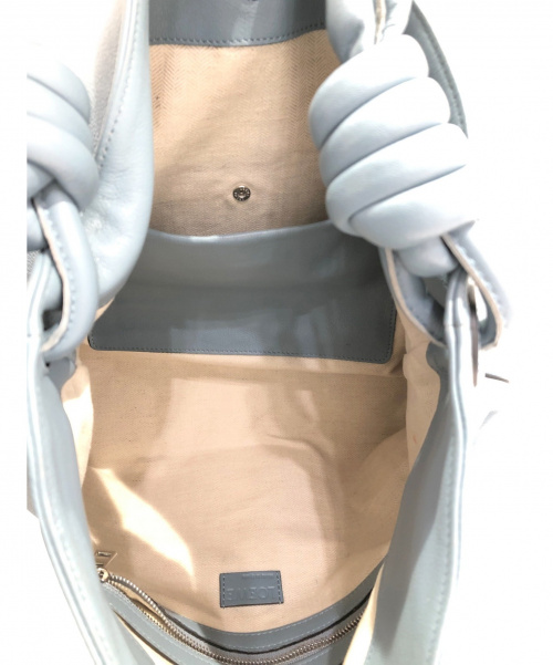 LOEWE（ロエベ）LOEWE (ロエベ) フラメンコノット スモールホーボーバッグ スカイブルー サイズ:- 334.30.L44の古着・服飾アイテム