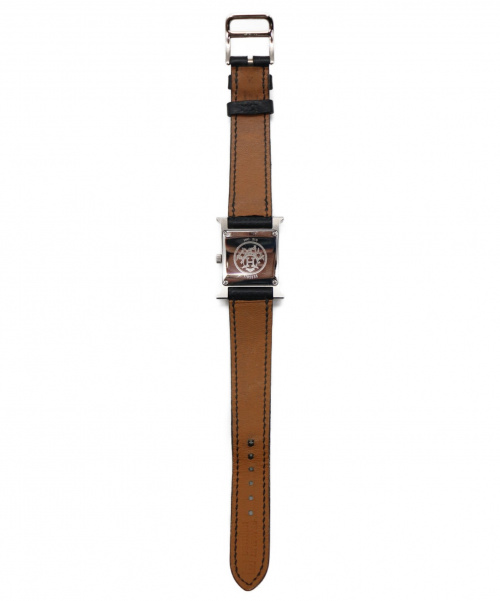 HERMES（エルメス）HERMES (エルメス) Hウォッチ ブラック サイズ:- HH1.210 クォーツ  □B(1998年)の古着・服飾アイテム