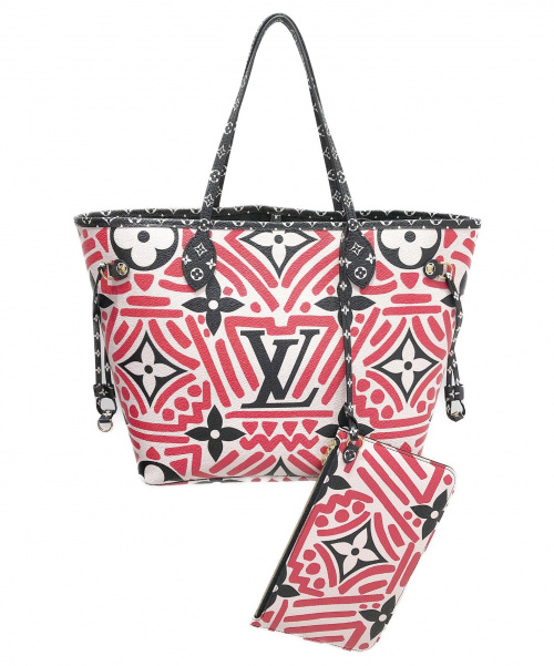 LOUIS VUITTON（ルイ ヴィトン）LOUIS VUITTON (ルイヴィトン) ネヴァーフルMM ホワイト×レッド サイズ:MM 20AWの古着・服飾アイテム