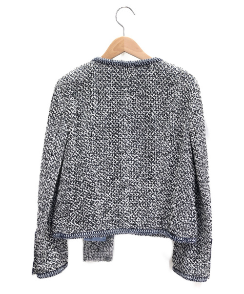 CHANEL（シャネル）CHANEL (シャネル) ダブルジャケット ホワイト×ブルー サイズ:38の古着・服飾アイテム