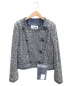CHANEL (シャネル) ダブルジャケット ホワイト×ブルー サイズ:38：108000円
