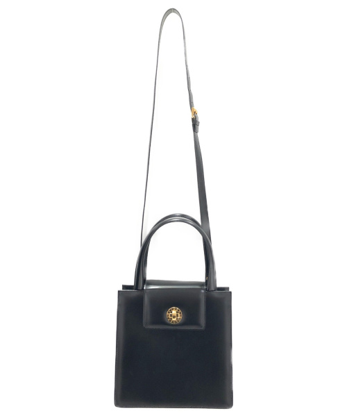 BVLGARI（ブルガリ）BVLGARI (ブルガリ) 2wayターンロックバッグ ブラック サイズ:-の古着・服飾アイテム