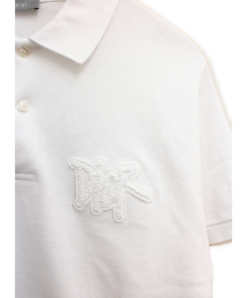 Dior（ディオール）DIOR (ディオール) DIOR AND SHAWN OVERSIZED POLO  ホワイト サイズ:Sの古着・服飾アイテム