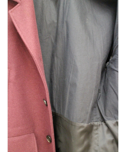 Maison Margiela（メゾンマルジェラ）Maison Margiela (メゾンマルジェラ) メルトンコート ボルドー サイズ:44の古着・服飾アイテム