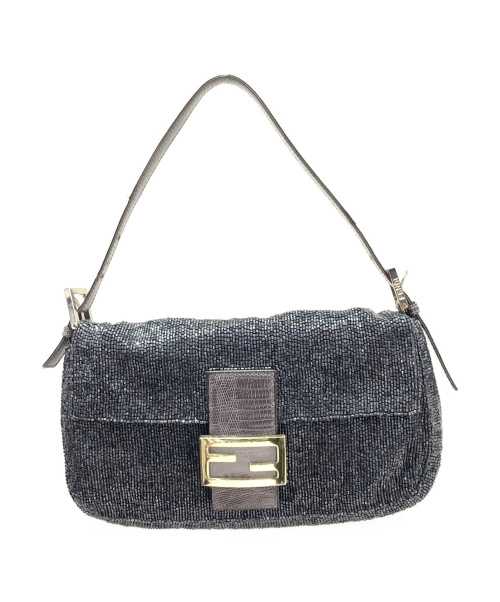 FENDI（フェンディ）FENDI (フェンディ) ビーズマンマバッグ ブラック サイズ:- 2454/20424/89の古着・服飾アイテム
