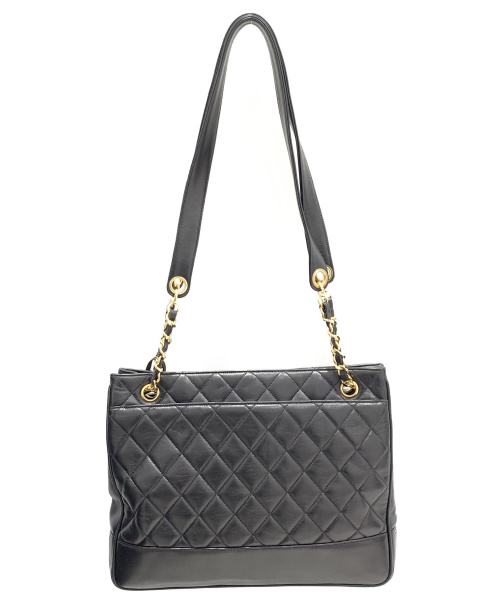 CHANEL（シャネル）CHANEL (シャネル) チェーントートバッグ ブラック サイズ:-の古着・服飾アイテム