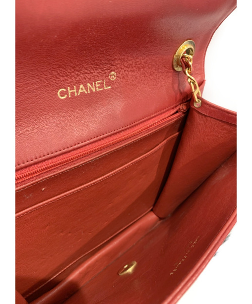 CHANEL（シャネル）CHANEL (シャネル) チェーンショルダーバッグ レッド サイズ:- 0501480の古着・服飾アイテム
