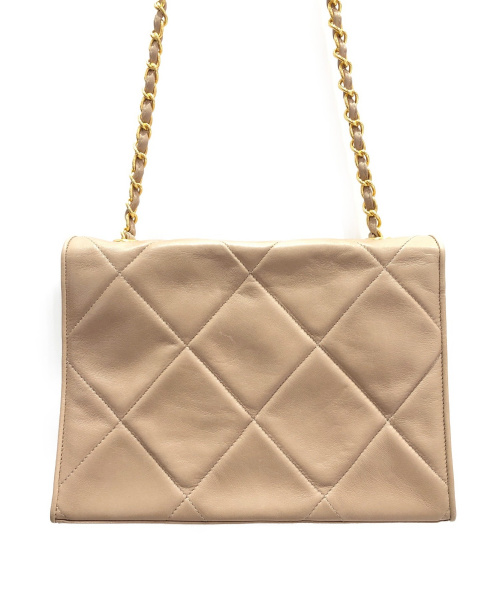 CHANEL（シャネル）CHANEL (シャネル) チェーンショルダーバッグ ベージュ サイズ:- マトラッセの古着・服飾アイテム