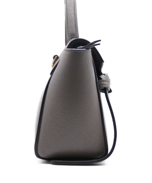 CELINE（セリーヌ）CELINE (セリーヌ) ピコ ベルトバッグ グレー サイズ:-の古着・服飾アイテム