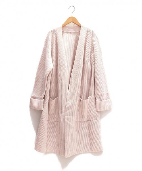 FOXEY（フォクシー）FOXEY (フォクシー) ロングカーディガン ピンク サイズ:FREEの古着・服飾アイテム