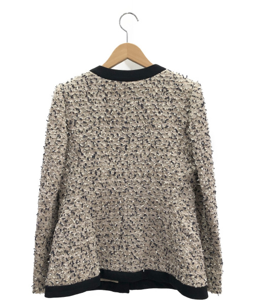 FOXEY（フォクシー）FOXEY (フォクシー) ツイードセットアップスーツ ベージュ サイズ:40の古着・服飾アイテム