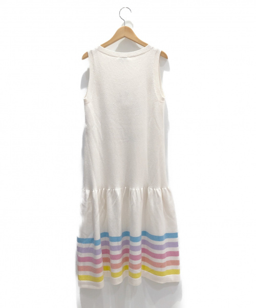 CHANEL（シャネル）CHANEL (シャネル) ノースリーブワンピース アイボリー サイズ:38 未使用品 カシミヤ100%の古着・服飾アイテム