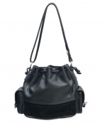LOEWEロエベ）の古着「2WAYアナグラム巾着ショルダーバッグ」｜ブラック