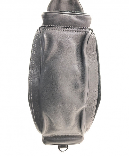 LOEWE（ロエベ）LOEWE (ロエベ) 2WAYアナグラム巾着ショルダーバッグ ブラック レザーの古着・服飾アイテム