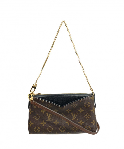 LOUIS VUITTON（ルイ ヴィトン）LOUIS VUITTON (ルイヴィトン) パラスクラッチ ブラウン×ブラック サイズ:- モノグラム M41639の古着・服飾アイテム