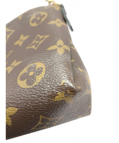 LOUIS VUITTON（ルイ ヴィトン）LOUIS VUITTON (ルイヴィトン) パラスクラッチ ブラウン×ブラック サイズ:- モノグラム M41639の古着・服飾アイテム