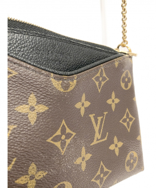 LOUIS VUITTON（ルイ ヴィトン）LOUIS VUITTON (ルイヴィトン) パラスクラッチ ブラウン×ブラック サイズ:- モノグラム M41639の古着・服飾アイテム
