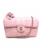 CHANELシャネル）の古着「チェーンショルダーバッグ」｜ピンク