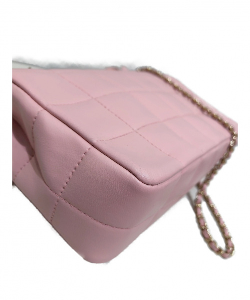 CHANEL（シャネル）CHANEL (シャネル) チェーンショルダーバッグ ピンク サイズ:- チョコバーの古着・服飾アイテム