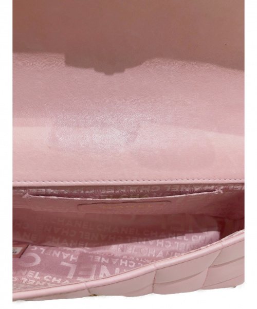 CHANEL（シャネル）CHANEL (シャネル) チェーンショルダーバッグ ピンク サイズ:- チョコバーの古着・服飾アイテム