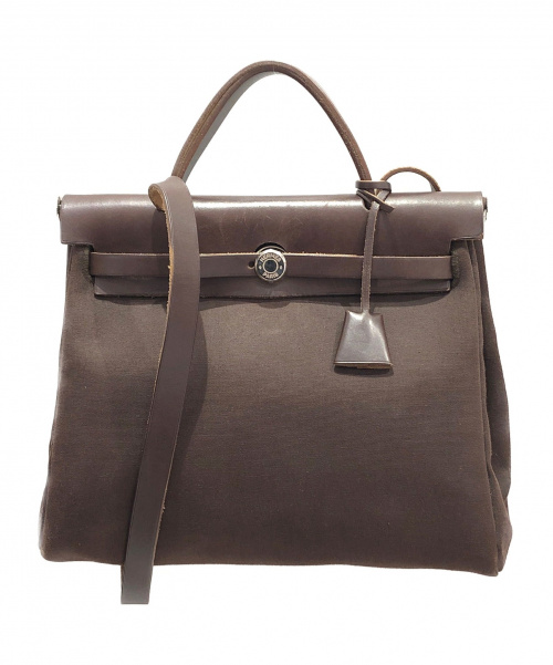 HERMES（エルメス）HERMES (エルメス) エールバッグPM ブラウン サイズ:PM エールバッグＰＭ □Ｈ（2004年）の古着・服飾アイテム