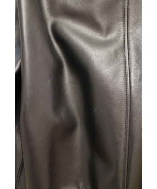 Dior（ディオール）Dior (ディオール) レザーボンバージャケット ブラック サイズ:44の古着・服飾アイテム