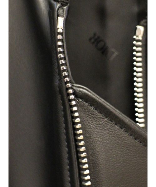 Dior（ディオール）Dior (ディオール) レザーボンバージャケット ブラック サイズ:44の古着・服飾アイテム