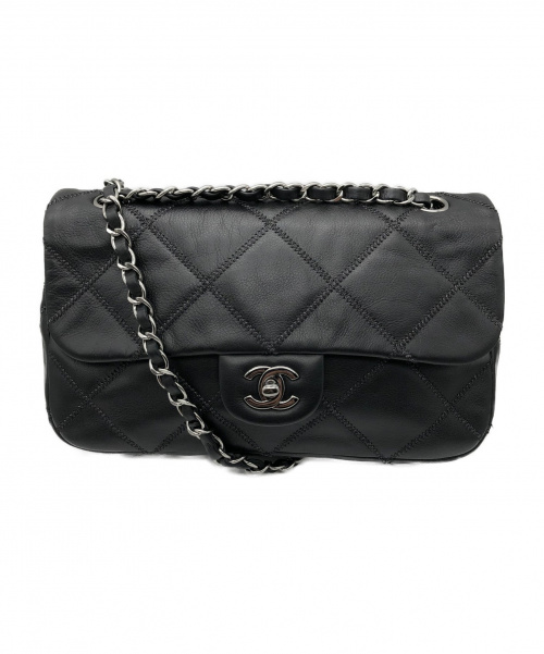 CHANEL（シャネル）CHANEL (シャネル) チェーンショルダーバッグ ブラック サイズ:25 ウルトラステッチ 15128918の古着・服飾アイテム