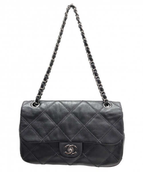 CHANEL（シャネル）CHANEL (シャネル) チェーンショルダーバッグ ブラック サイズ:25 ウルトラステッチ 15128918の古着・服飾アイテム