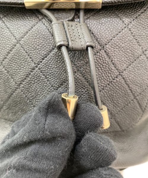 CHANEL（シャネル）CHANEL (シャネル) グレインカーフスキンリュック ブラック サイズ:-の古着・服飾アイテム
