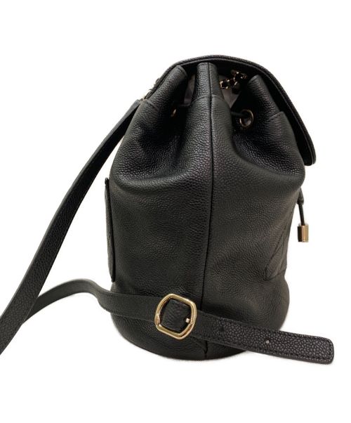 CHANEL（シャネル）CHANEL (シャネル) グレインカーフスキンリュック ブラック サイズ:-の古着・服飾アイテム