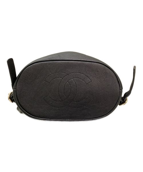 CHANEL（シャネル）CHANEL (シャネル) グレインカーフスキンリュック ブラック サイズ:-の古着・服飾アイテム