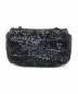 CHANEL (シャネル) スパンコールミニチェーンショルダーバッグ ブラック×グレー サイズ:-：198000円