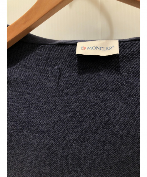 MONCLER（モンクレール）MONCLER (モンクレール) 切替パーカー ネイビー サイズ:164cm(Sサイズ相当)の古着・服飾アイテム