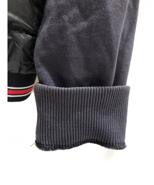 MONCLER（モンクレール）MONCLER (モンクレール) 切替パーカー ネイビー サイズ:164cm(Sサイズ相当)の古着・服飾アイテム