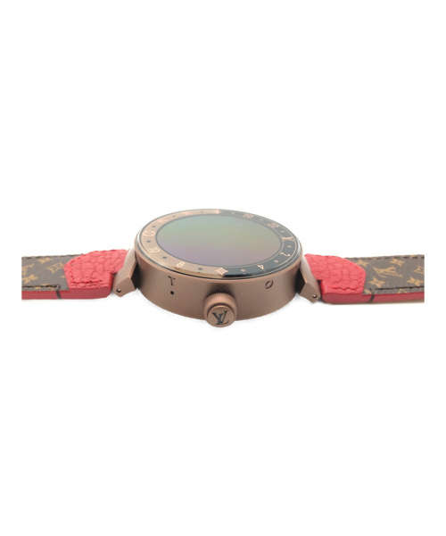 LOUIS VUITTON（ルイ ヴィトン）LOUIS VUITTON (ルイヴィトン) コネクテッド ウォッチ タンブール ホライゾンV2 サイズ:42 QA052Z　スマートウォッチの古着・服飾アイテム