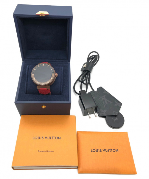 LOUIS VUITTON（ルイ ヴィトン）LOUIS VUITTON (ルイヴィトン) コネクテッド ウォッチ タンブール ホライゾンV2 サイズ:42 QA052Z　スマートウォッチの古着・服飾アイテム