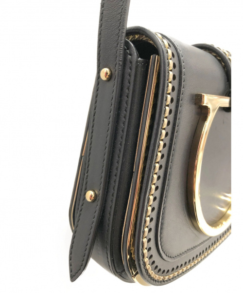 Salvatore Ferragamo（サルヴァトーレ フェラガモ）Salvatore Ferragamo (サルヴァトーレフェラガモ) ショルダーバッグ ブラックの古着・服飾アイテム