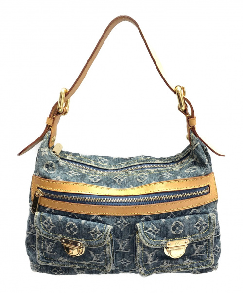 LOUIS VUITTON（ルイ ヴィトン）LOUIS VUITTON (ルイヴィトン) バギーPM ブルー サイズ:PM モノグラム・デニム M95049の古着・服飾アイテム